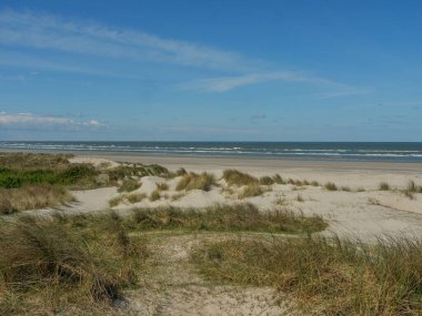 Hollanda 'nın kuzey denizindeki Ameland Adası