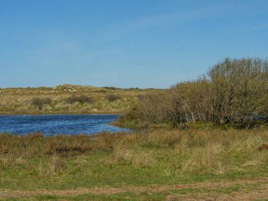 Hollanda 'nın kuzey denizindeki Ameland Adası