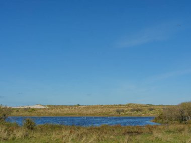 Hollanda 'nın kuzey denizindeki Ameland Adası