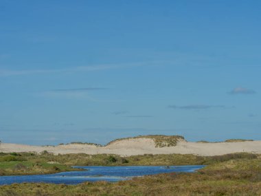 Hollanda 'nın kuzey denizindeki Ameland Adası