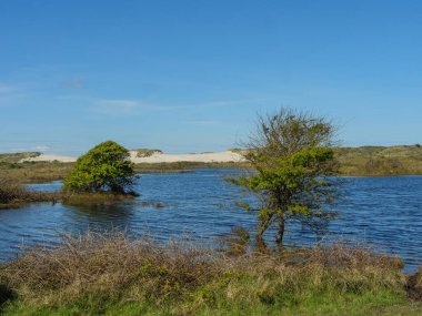 Hollanda 'nın kuzey denizindeki Ameland Adası