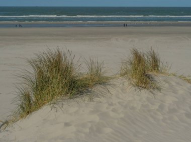 Hollanda 'nın kuzey denizindeki Ameland Adası