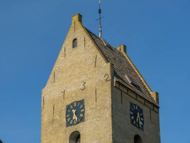 Hollanda 'nın kuzey denizindeki Ameland Adası