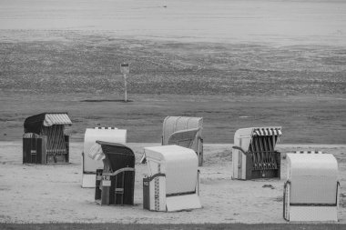 Almanya 'nın kuzeyindeki Dangast Sahili