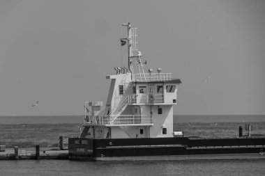 the german wangerland at the north sea coast clipart