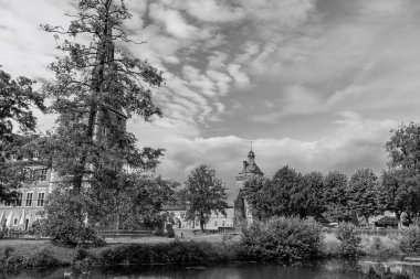Alman Muensterland 'indeki Raesfeld şehri.