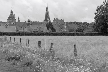 Alman Muensterland 'indeki Raesfeld şehri.