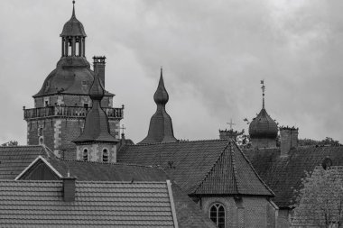 Alman Muensterland 'indeki Raesfeld şehri.