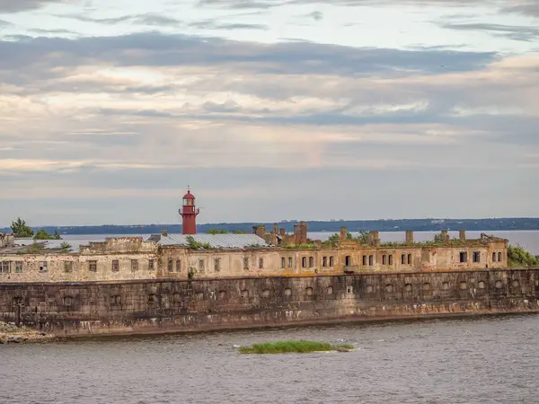 stock image Saint petersburg and Kornstadt in russia