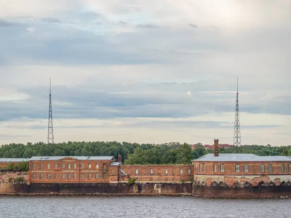 stock image Saint petersburg and Kornstadt in russia