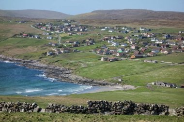 lerwick şehri ve shetland adaları