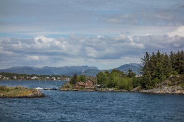 Norveç 'teki Stavanger şehri.