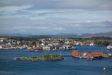 Norveç 'teki Stavanger şehri.