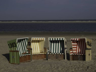 Kuzey denizindeki langeoog adası.