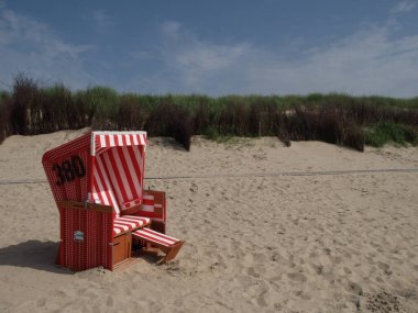 Kuzey denizindeki langeoog adası.