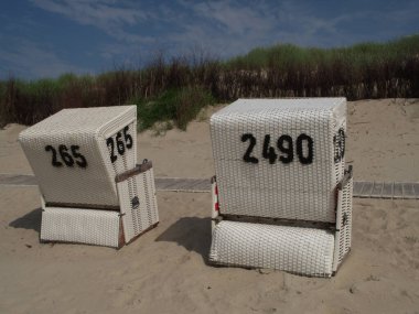 Kuzey denizindeki langeoog adası.