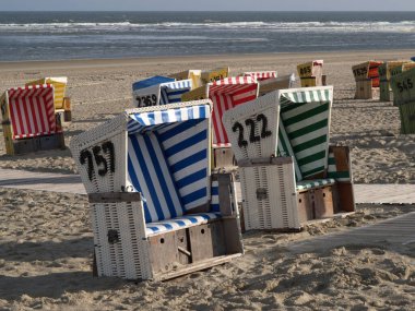 Kuzey denizindeki langeoog adası.