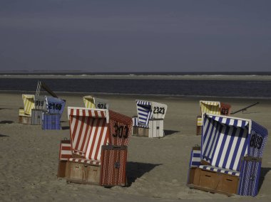 Kuzey denizindeki langeoog adası.