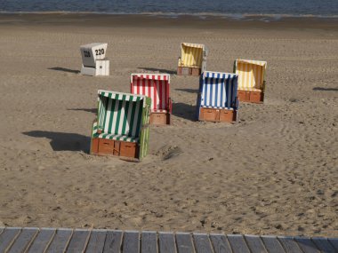 Kuzey denizindeki langeoog adası.