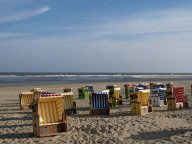 Kuzey denizindeki langeoog adası.