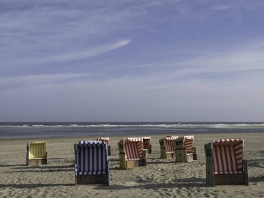 Kuzey denizindeki langeoog adası.