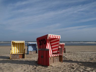 Kuzey denizindeki langeoog adası.