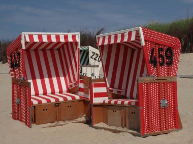 Langeoog island in the north sea clipart