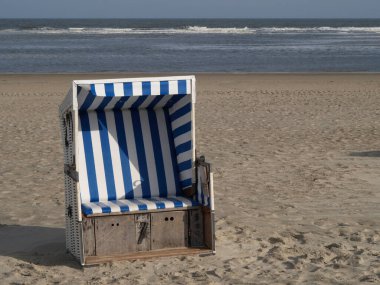 Kuzey denizindeki langeoog adası.