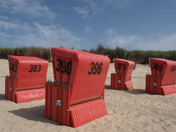 Kuzey denizindeki langeoog adası.