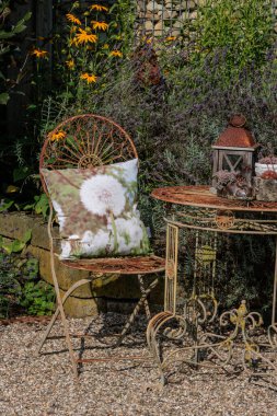 summer time in a garden in the german muensterland