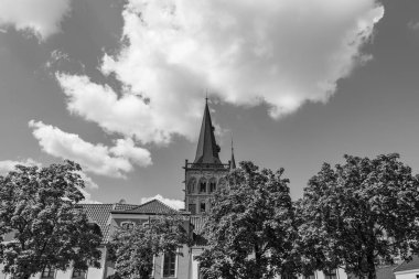 Almanya 'nın Ren Nehri' ndeki eski Xanten şehri.