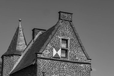 Almanya 'nın Ren Nehri' ndeki eski Xanten şehri.