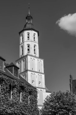 Almanya 'nın Ren Nehri' ndeki eski Xanten şehri.