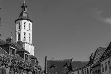 Almanya 'nın Ren Nehri' ndeki eski Xanten şehri.