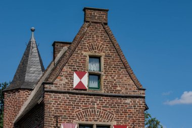 Almanya 'nın Ren Nehri' ndeki eski Xanten şehri.