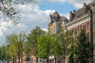 Hollanda 'daki Amsterdam şehri.