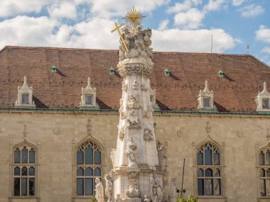 Budapeşte şehri Hungary 'deki Danube Nehri' nde.