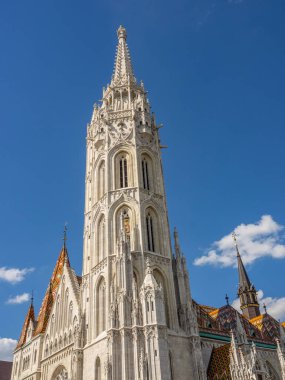 Budapeşte şehri Hungary 'deki Danube Nehri' nde.