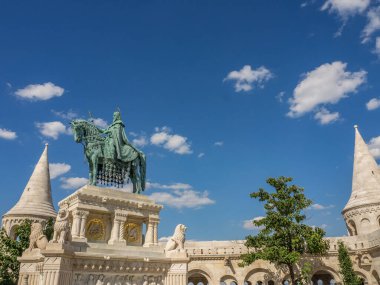 Budapeşte şehri Hungary 'deki Danube Nehri' nde.
