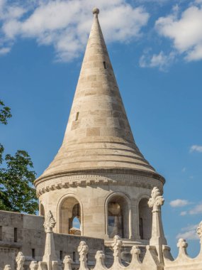 Budapeşte şehri Hungary 'deki Danube Nehri' nde.