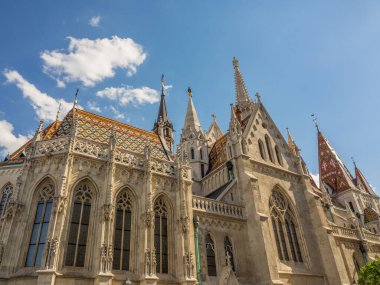 Budapeşte şehri Hungary 'deki Danube Nehri' nde.