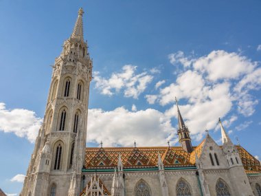 Budapeşte şehri Hungary 'deki Danube Nehri' nde.