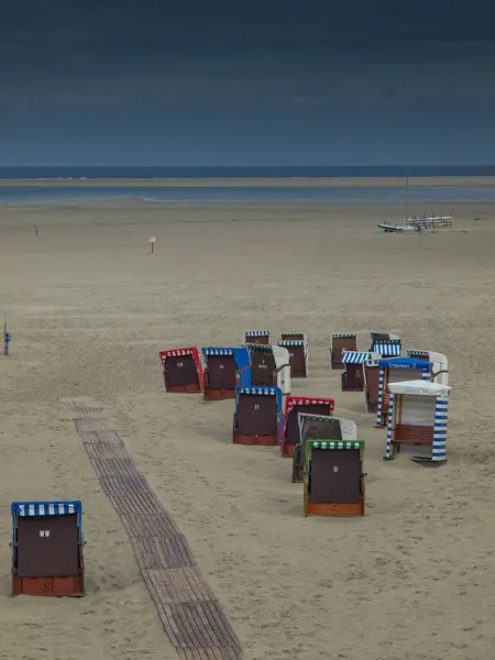 stock image summer tiem at the beach of an german north sea island