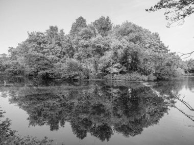 Borken yakınlarındaki Westphalia Gölü.