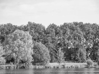 Borken yakınlarındaki Westphalia Gölü.