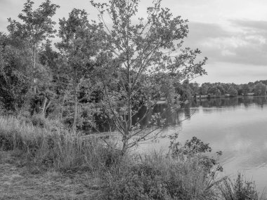 Borken yakınlarındaki Westphalia Gölü.