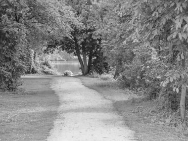 Borken yakınlarındaki Westphalia Gölü.