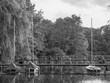 Borken yakınlarındaki Westphalia Gölü.