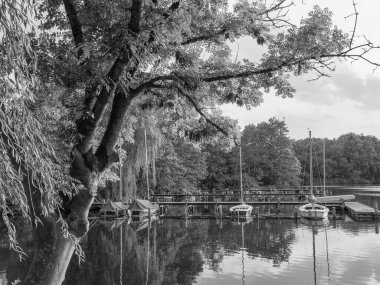 Borken yakınlarındaki Westphalia Gölü.