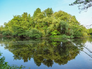Borken yakınlarındaki Westphalia Gölü.
